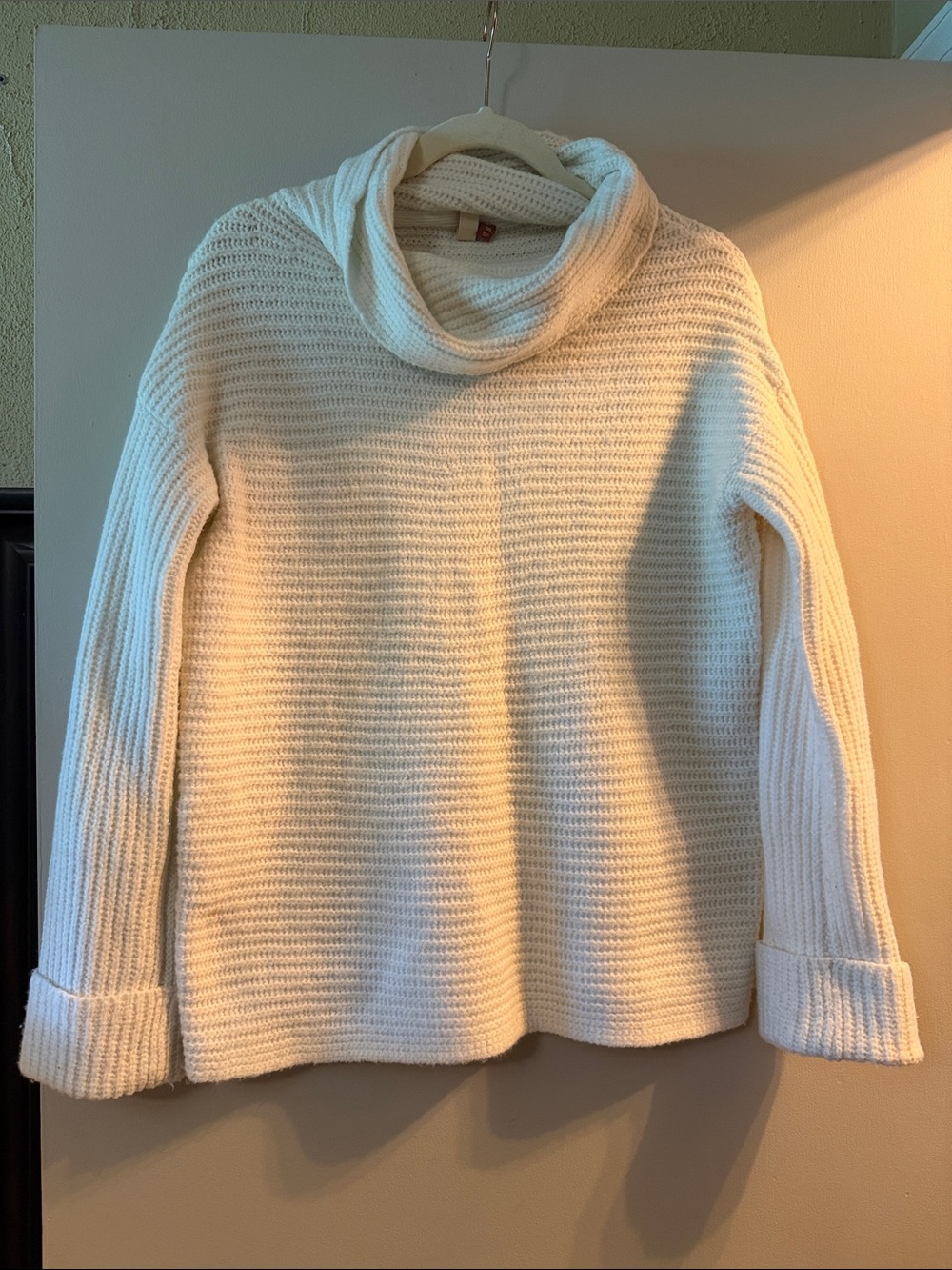 Pilcro Cozy Cream Cowl Neck Sweater size xxs